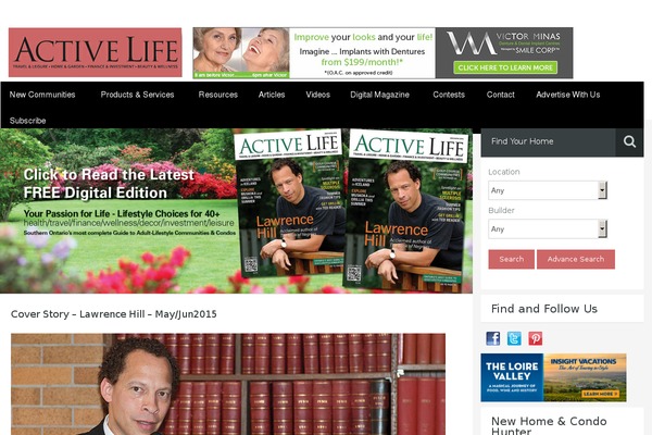active-life.ca site used Homesmag