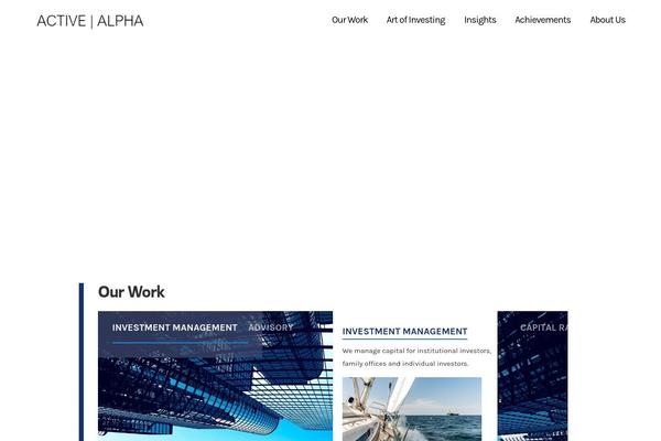 activealphagroup.com site used Activealpha