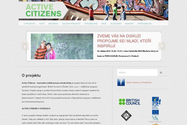 activecitizens.cz site used Neonsential