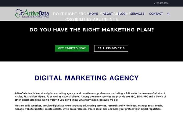 Headway theme site design template sample