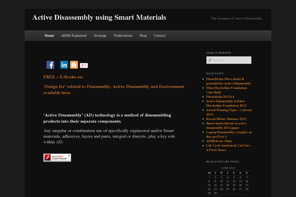 WordPress website example screenshot