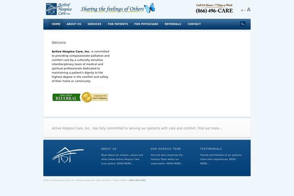 activehospicecare.com site used Ahci