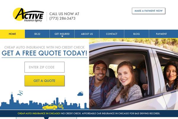activeinsurance.com site used Active-insurance