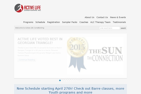 activelifeconditioning.com site used Wp Responsive
