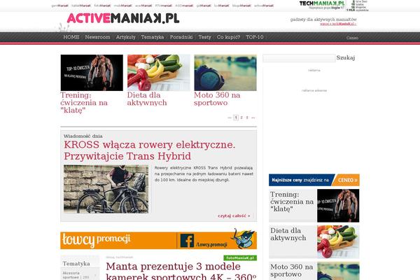 activemaniak.pl site used Style-global
