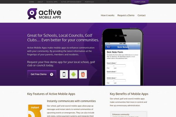 activemobileapps.com site used Asa