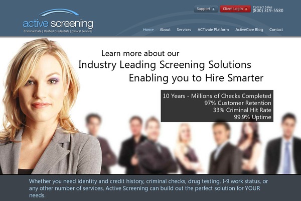 activescreening.com site used Activescreening