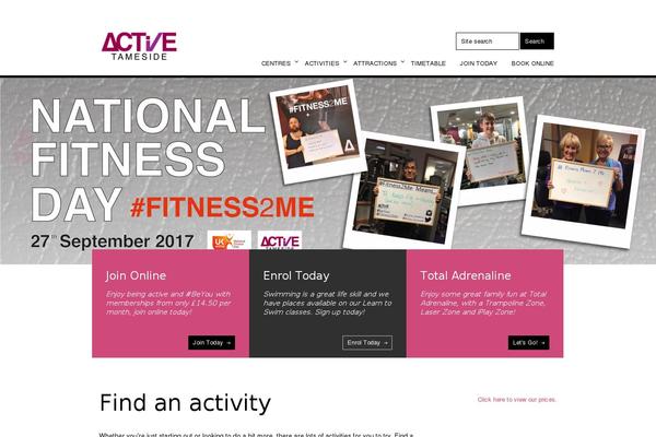 activetameside.com site used GymBase