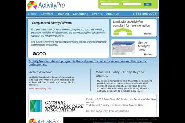 activitypro.net site used Apro