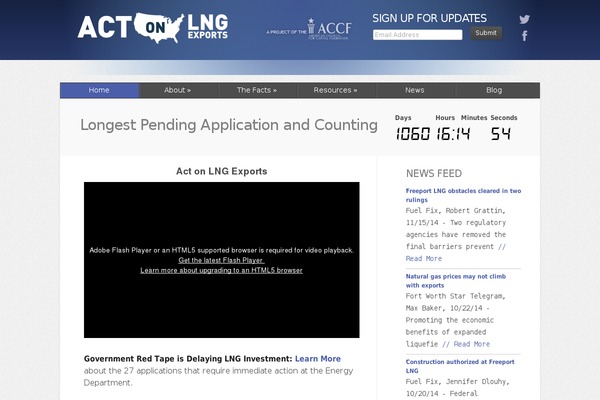 WordPress website example screenshot
