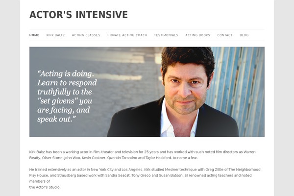 Twenty Twelve theme site design template sample