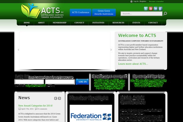 acts.asn.au site used Acts