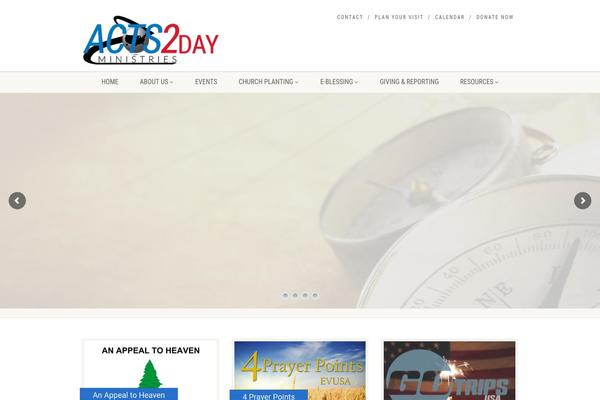 NativeChurch theme site design template sample