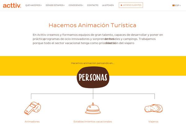 acttiv theme websites examples