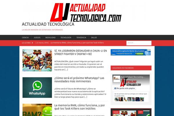 MH Magazine theme site design template sample