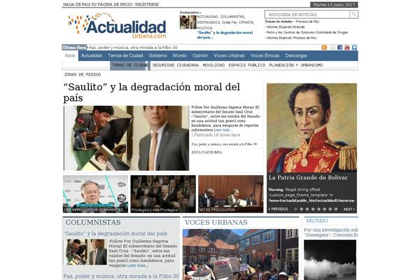 actualidadurbana.com site used Newspapertimes-single-pro-psd