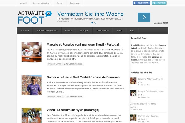 WordPress website example screenshot