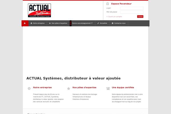 actualsystemes.fr site used Nevia