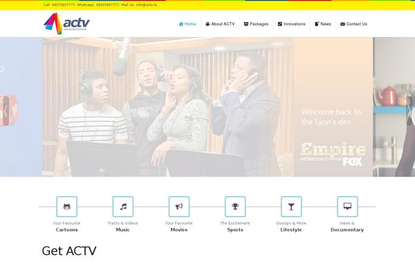actv.tv site used Actv