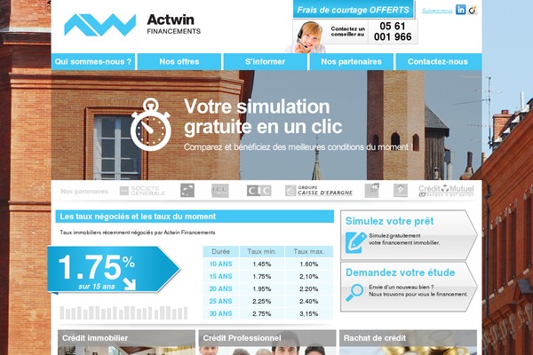 actwin-financements.fr site used Actwin-financements