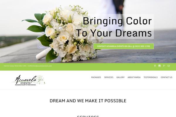 Avada theme site design template sample