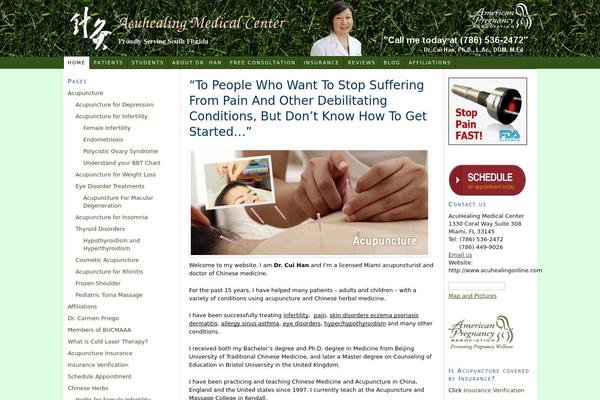 Thesis 1.8.5 theme site design template sample