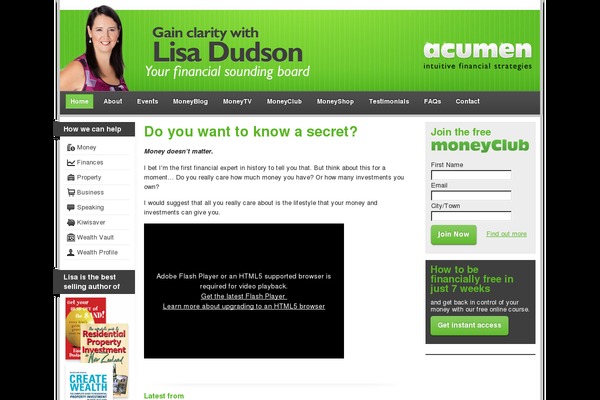 acumen.co.nz site used Acumen