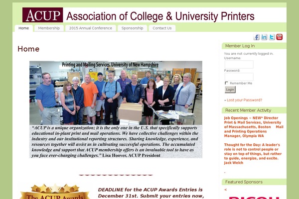 acup-edu.org site used Mantra
