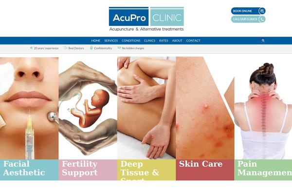 acuproclinic.co.uk site used Acupro