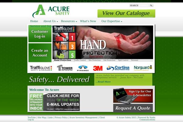 acuresafety.com site used Acure