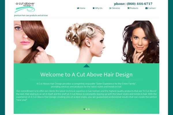 acutabovehair.com site used Theme46074