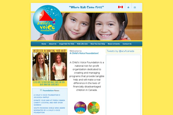 acvf.ca site used Acvf