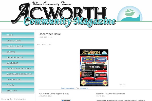 WordPress website example screenshot