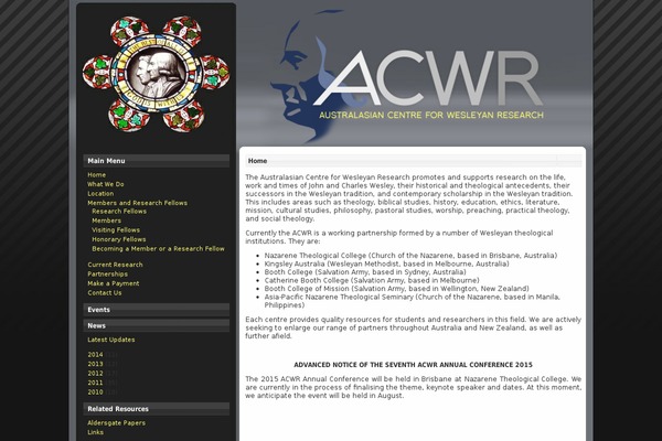 acwr.edu.au site used Acwr
