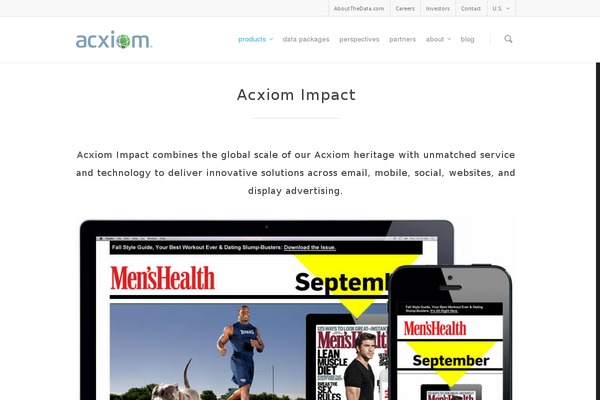 acxiomdigital.com site used Acx-theme