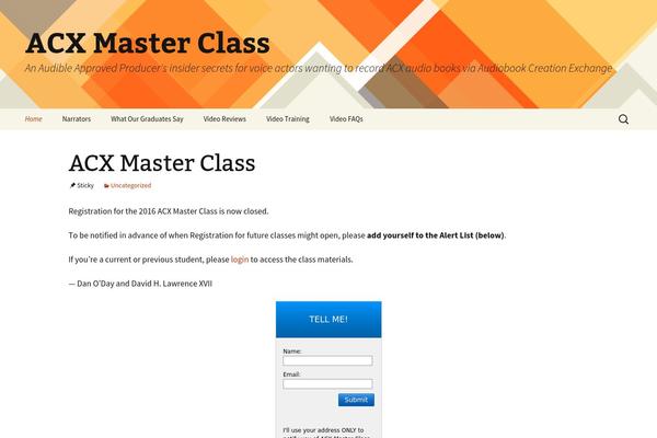 Twenty Thirteen theme site design template sample