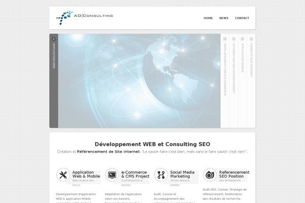 consultant theme site design template sample