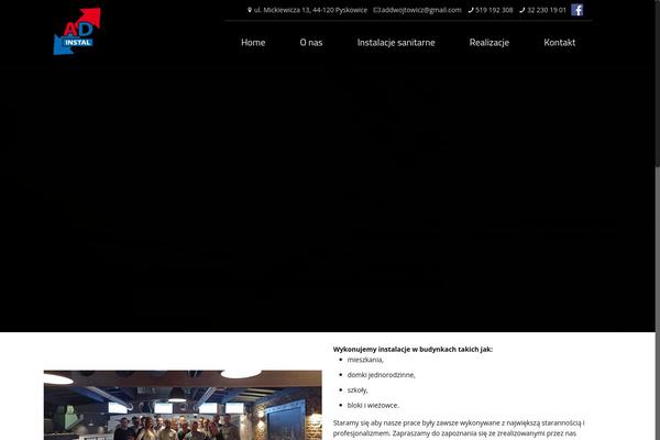 ad-donex.pl site used Adinstal