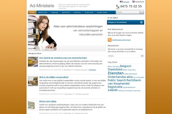 ad-ministerie.be site used Administerie