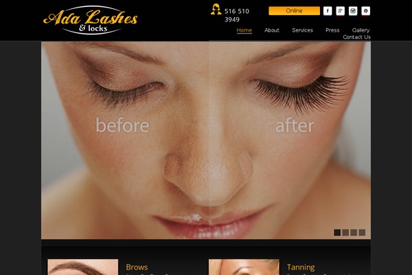 Eye theme site design template sample