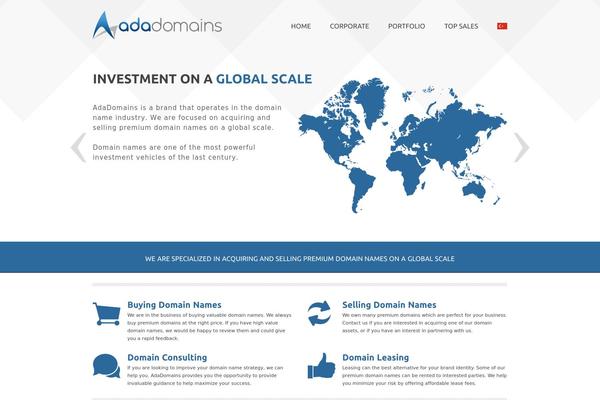 adadomains.com site used Ada