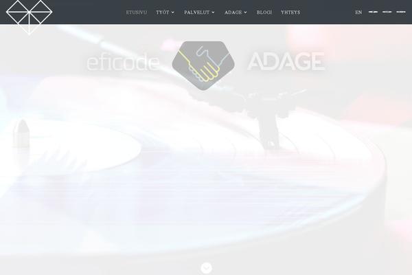 adage.fi site used Adage-child