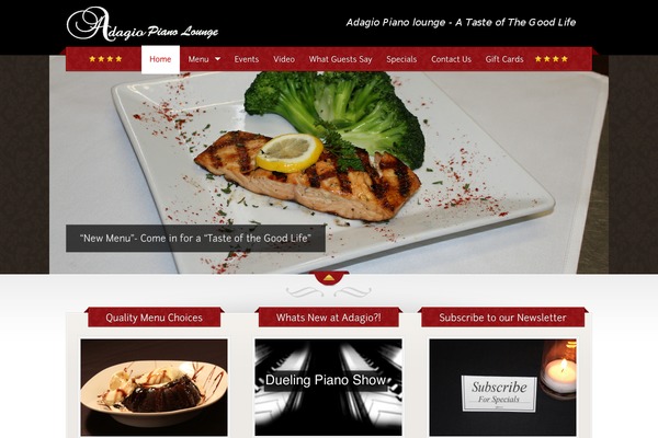 The Restaurant theme site design template sample