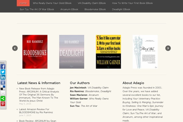 WordPress website example screenshot
