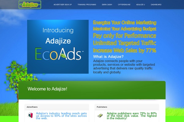 adajize.com site used Chamber