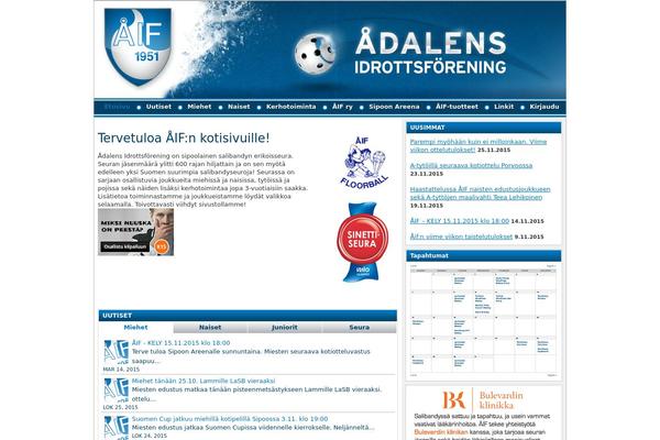 adalensif.com site used Footballclub-2.1