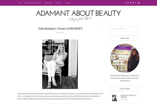 adamantaboutbeauty.com site used Rosemary