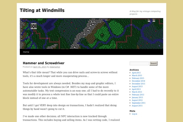 Twenty Ten theme site design template sample