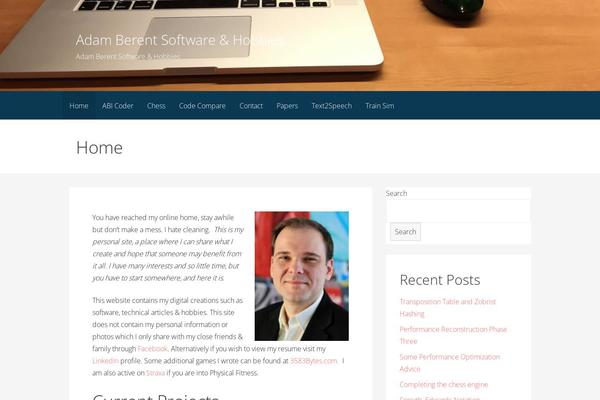 WordPress website example screenshot