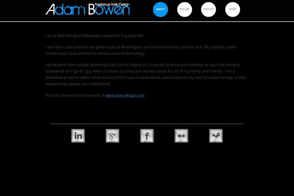 WordPress website example screenshot